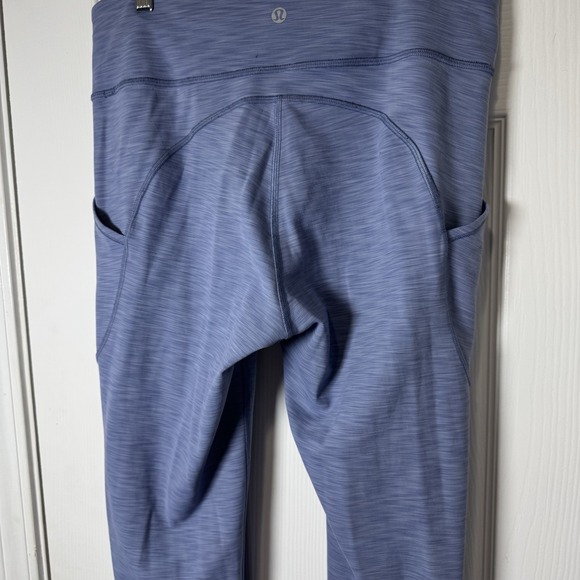 Lululemon Women's Heathered Water Drop Invigorate High-Rise 25" Tight Leggings 8 - Picture 5 of 5